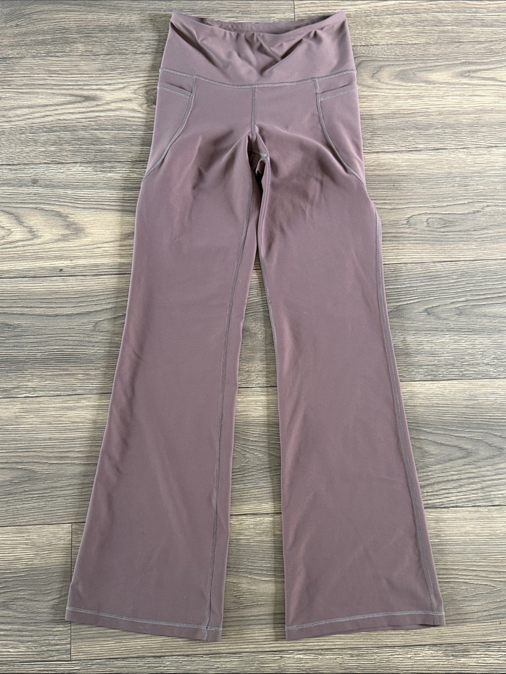 Old Navy Dusty Mauve High-Waist Flare Yoga Pants